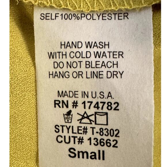 Impressions – With You Always Shift Top – Chartreuse – S - Picture 3 of 4